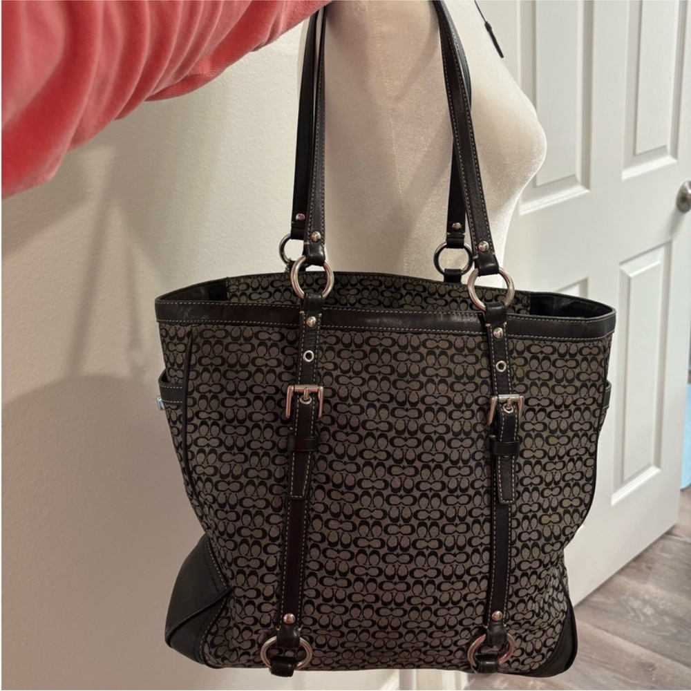 Vintage Coach Tote Large Shoulder Bag